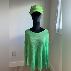 ZARA Mint set Hat + camisole in crochet never worn size S/M
